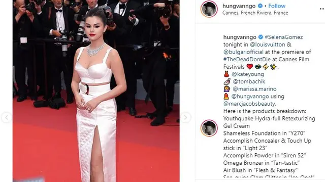 Berkilau di Karpet Merah Cannes, Perhiasan Selena Gomez Pancing Tanda Tanya