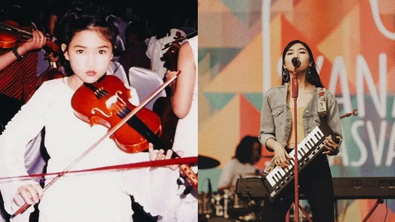 6 Potret Pesona Isyana Sarasvati saat Bermain Alat Musik, Mahir Sejak Kecil