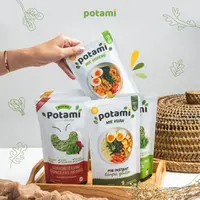 Berawal dari makanan kesukaan, pecinta mie garis keras ini menciptakan produk mie sehat Potami. (instagram/potami.id)