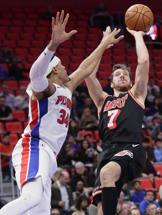 Foto Detroit Pistons Taklukkan Miami Heat Page 1 Nba Bola Com