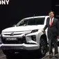 New Mitsubishi Triton resmi diperkenalkan di Bangkok, Jumat (9/11). (Septian/Liputan6.com)