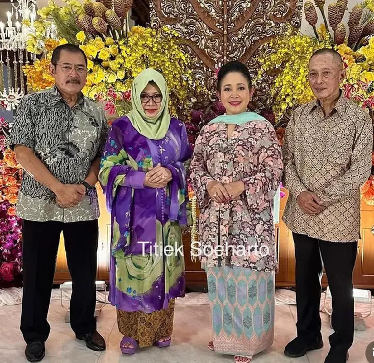 Tanpa Mayangsari, 6 Potret Penampilan Terbaru Keluarga Cendana Kembali Berkumpul di Pernikahan Cicit Soeharto