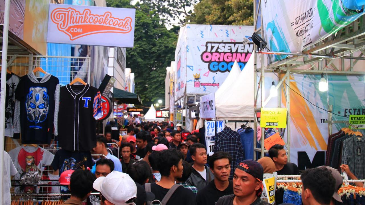 Diskon belanja di Bekasi Clothing Expo 2018