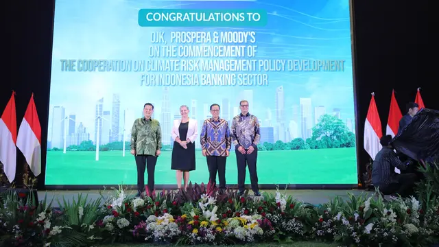Otoritas Jasa Keuangan bersama Kedutaan Australia dan Prospera (Australia Indonesia Partnership for Economic Development) meningkatkan kemitraan untuk memperkuat climate risk management bagi industri perbankan di Indonesia. (Photo dok. OJK).