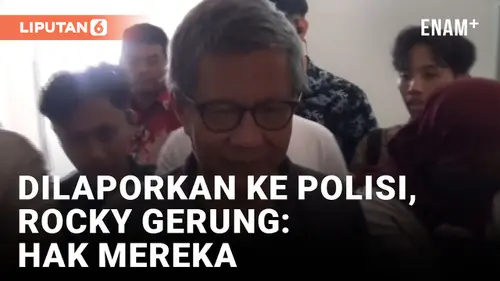 VIDEO: Dipolisikan karena Dugaan Menghina Jokowi, Rocky Gerung Ogah Ambil Pusing