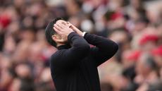 Misi Arsenal mengukuhkan posisi di puncak klasemen Liga Inggris 2025/2026 terjegal Bournemouth pada Sabtu (11/04/2026) waktu setempat. (AP Photo/Dave Shopland)