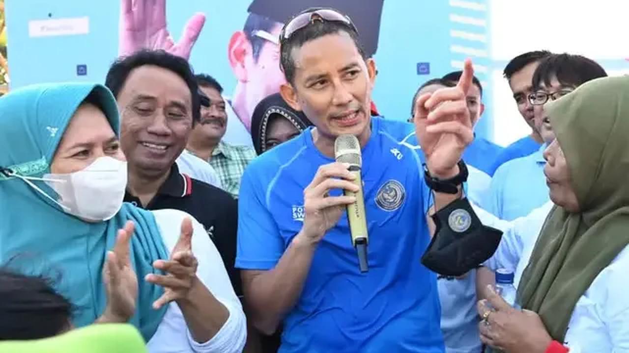 Sandiaga melanjutkan, duet dengan AHY bisa terjadi jika diusung PPP, Demokrat dan PKS.<br>