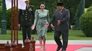 Kunjungan ini menandai langkah penting dalam mempererat hubungan bilateral Indonesia dan Thailand di berbagai bidang strategis. (Lillian SUWANRUMPHA/AFP)