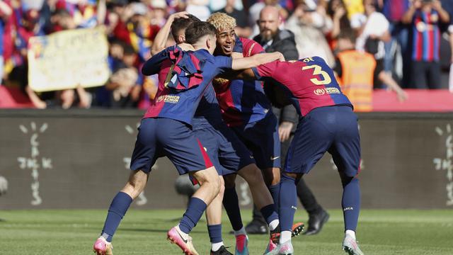 Foto: Barcelona Tegaskan Dominasi atas Real Madrid Musim Ini, Kini Selangkah Lagi Rebut Gelar Liga Spanyol