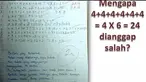 Setelah sebelumnya Indonesia pernah dihebohkan tentang soal Matematika 4 x 6 atau 6 x 4, Kini, soal Matematika siswa sekolah menengah pertama di Singapura kembali membuat heboh.