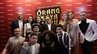 Press Conference film Orang Kaya Baru pada Senin (21/1/2019). (Screenplay Films)