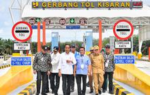 Jokowi Resmikan Dua Ruas Tol Trans Sumatera Senilai Rp11,92 Triliun
