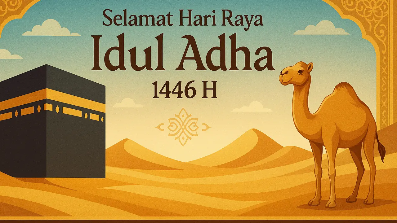 7 Contoh Gambar Banner Idul Adha untuk Masjid hingga Sekolah, Sambut ...