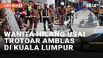 Publik Malaysia dibuat heboh oleh insiden trotoar amblas yang mengakibatkan orang hilang di Kuala Lumpur. Detik-detik insiden terekam CCTV kala korban seorang wanita India bernama Vijayaletchumy (48) berjalan di trotoar Masjid India pada Jumat (23/8/...