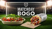 Chipotle is celebrating the 2026 FIFA World Cup with a BOGO promotion. Here are the terms and conditions for customers to receive the offer. (Photo: Chipotle)