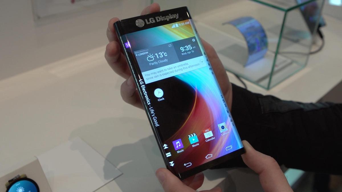 LG Patenkan Desain Smartphone Berbalut Layar?