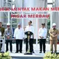 Presiden Jokowi meresmikan Pabrik Percontohan Minyak Makan Merah Pagar Merbau di Kabupaten Deli Serdang, Sumut, Kamis (14/3/2024) (Foto: Istimewa)