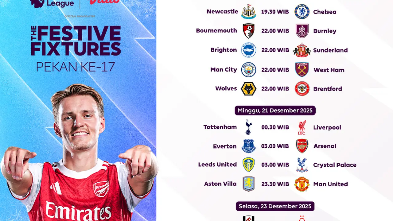 Saksikan Liga Inggris pekan ke-17 di Vidio. (dok. vidio.com)