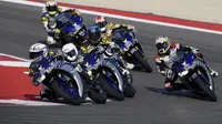 2 Murid Rossi Latihan di Sirkuit MotoGP Misano (Yamaha Indonesia)