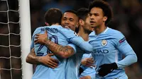 Manchester City melangkah ke perempat final Liga Champions setelah menyingkirkan FC Basel dengan agregat 5-2. (AFP/Paul Ellis)