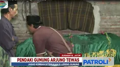 Jasad Faiq, siswa SMA di Surabaya yang melakukan pendakian ke Gunung Arjuno pada 16 Desember 2018 lalu bersama beberapa temannya.