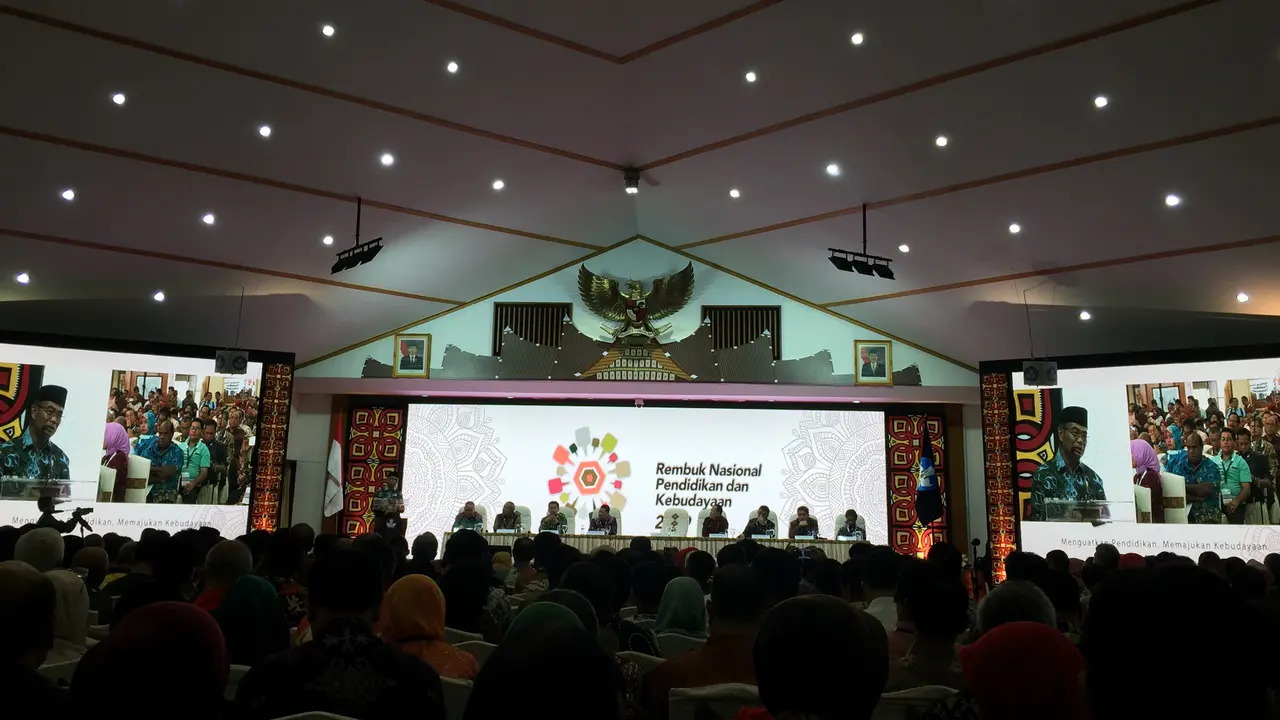Rembuk Nasional Pendidikan dan Kebudayaan 2019. (Liputan6.com/Devira Prastiwi)