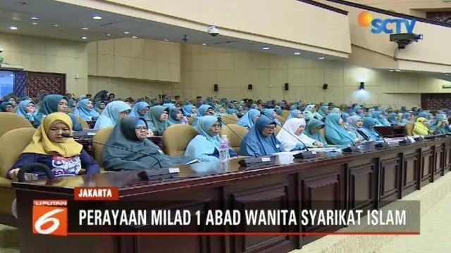 Wanita Syarikat Islam rayakan ulang tahun 1 abad di Gedung Nusantara 5, DPR RI.
