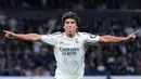 Hasil ini tidak mengubah posisi kedua tim di klasemen. Real Madrid sudah memastikan finis sebagai runner-up La Liga, sedangkan Real Oviedo tetap terpuruk di zona degradasi. Berikut laporan jalannya pertandingan. (AP Photo/Manu Fernandez)