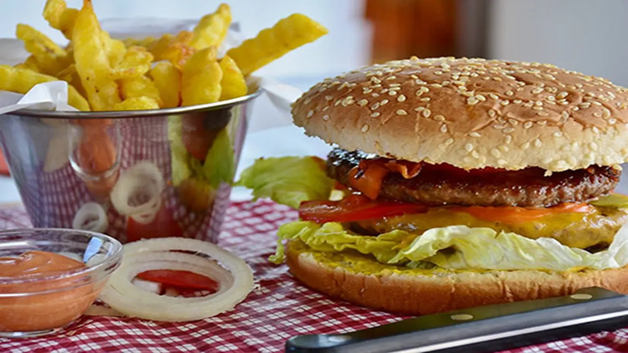 Ilustrasi junk food
