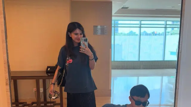Audi Marissa bersama Anzel tampil kompak. [@audimarissa]