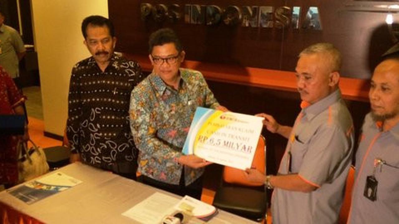 Pos Indonesia terima Rp 6,6 M dana asuransi musibah Trigana Air