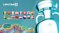 Banner Babak 16 Besar Euro 2020 (Liputan6.com/Abdillah)