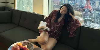 Sherina Munaf tengah menikmati zen moment mereka di Jepang. (Foto: Intagram/ Sherina)