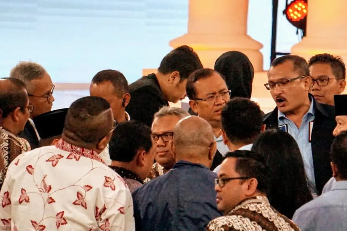 Protes di sela debat capres