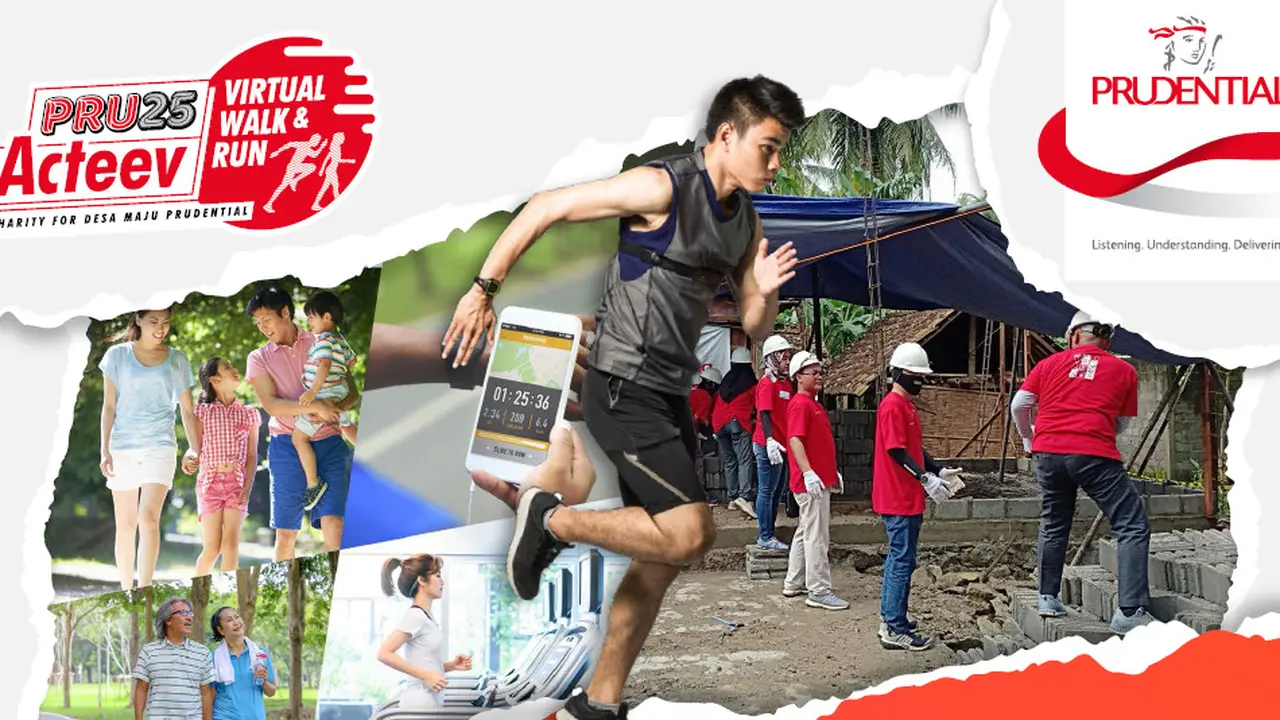 PRU25 Acteev Virtual Walk & Run, Berolahraga Sambil Membangun Desa