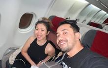 Pamer Ciuman di Pesawat, 8 Foto Kiky Saputri dan Suami Bulan Madu ke Hongkong