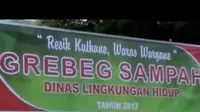 Warga Solo antusias acara grebeg sampah.