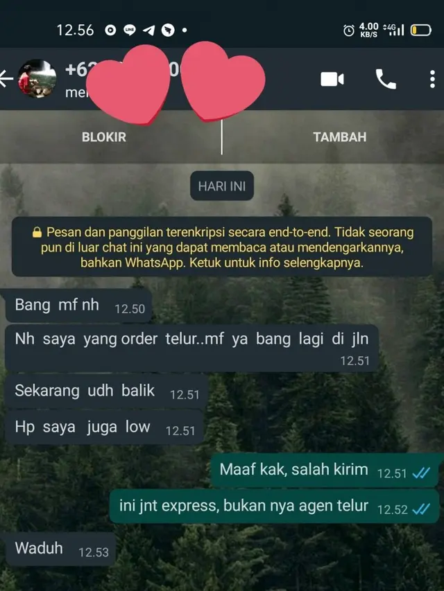 6 Chat Lucu Salah Kirim ke Kurir Ini Bikin Malu