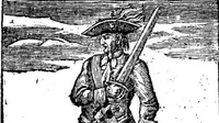 Bajak laut Jack Rackham atau Calico Jack. (Wikimedia)