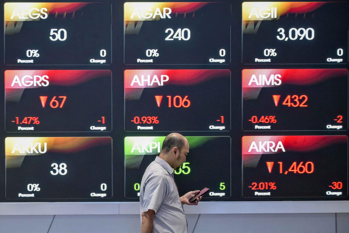Sesi Pertama Perdagangan, IHSG Ditutup Melemah ke Level 6.734