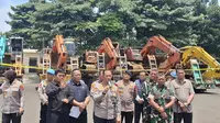 Tambang Emas Ilegal di Way Kanan Lampung Digerebek, 14 Orang Jadi Tersangka