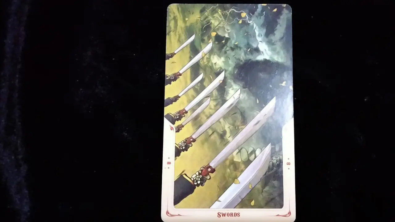 Kartu tarot 8 of Swords