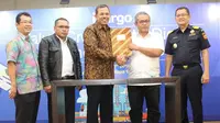 Penandatangan nota kesepahaman sinergi implementasi layanan iCargo antara PT Integrasi Logistik Cipta Solusi, Asosiasi Perusahaan Jalur Prioritas, dan Perhimpunan Pusat Logistik Berikat Indonesia.