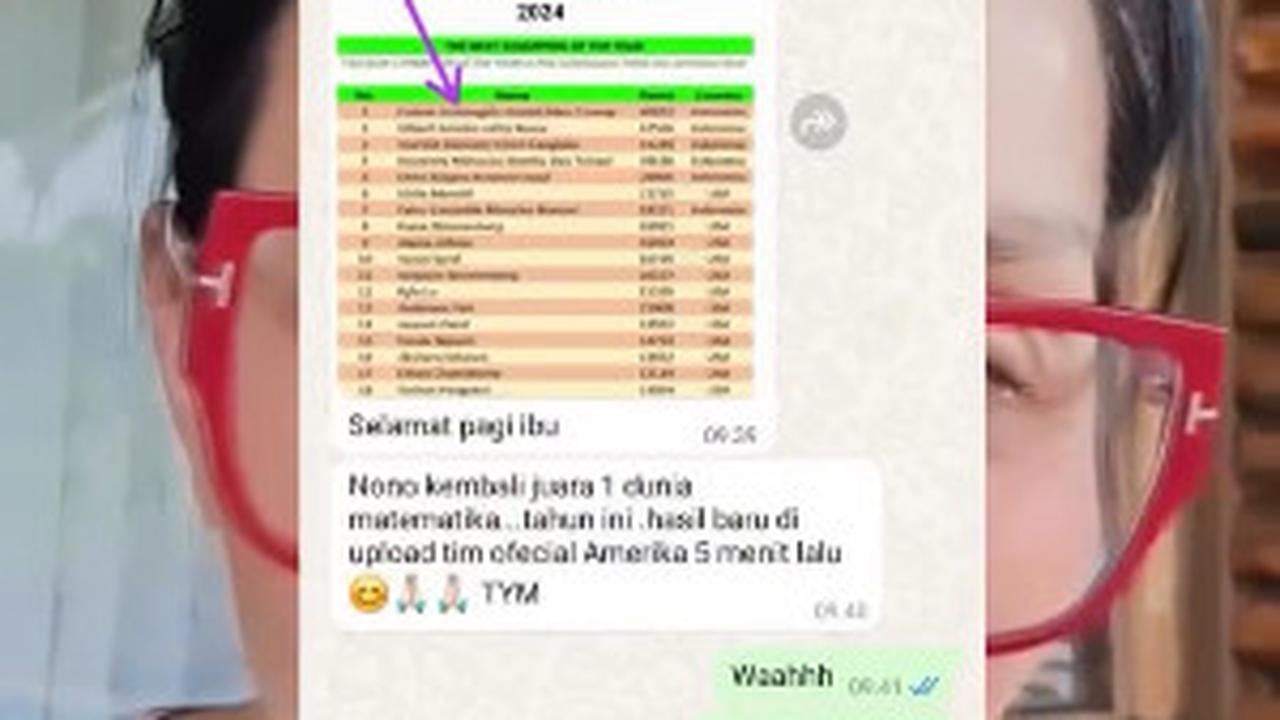 Aset Bangsa, Pelajar Asal Kupang Juara Dunia Matematika, Rieke 'Oneng' Tagih Janji ke Menteri Pendidikan soal Beasiswa