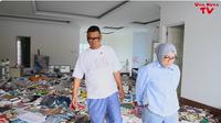 Potret Uya Kuya perdana masuk rumah usai dijarah massa. [YouTube: Uya Kuya TV]