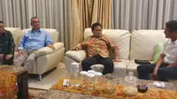 Calon Gubernur Sumbar Riza Fahlepi bertemu dengan Ketua Umum PKB Muhaimin Iskandar. (Istimewa)