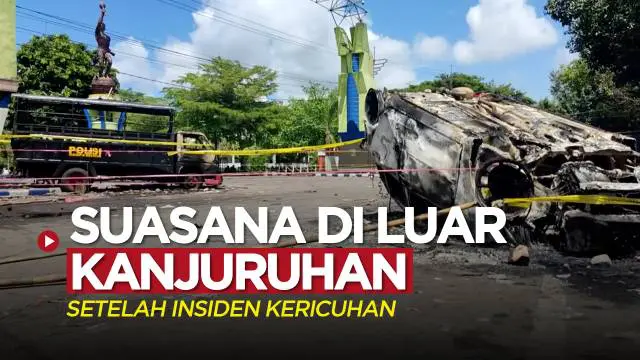 Berita video suasana di luar Stadion Kanjuruhan pascainsiden kericuhan.