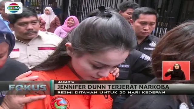 Jennifer Dunn ditangkap di rumahnya di Mampang Prapatan, Jakarta Selatan atas kepemilikan sabu seberat 0,6 gram.
