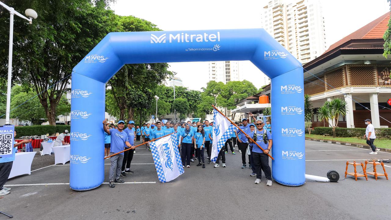 Gerakan Mitratel Moves Dorong Karyawan Hidup Sehat dan Lebih Aktif
