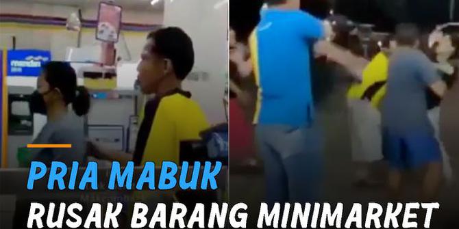 VIDEO: Viral Pria Mabuk Hingga Rusak Barang di Minimarket Akhirnya Kena Imbasnya